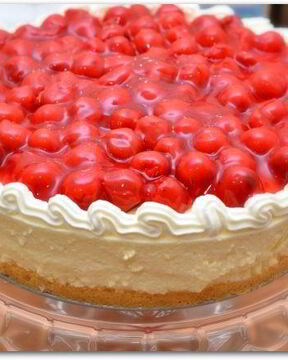 Вишневый чизкейк без выпечки