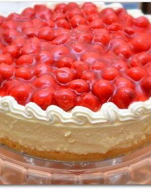 Вишневый чизкейк без выпечки
