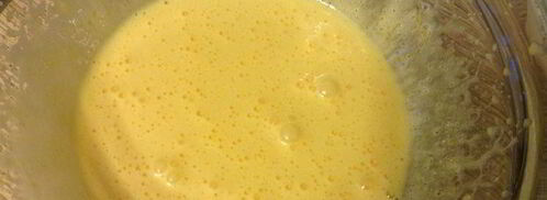 японский чизкейк с ягодным соусом. Шаг 4