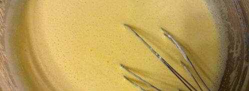 японский чизкейк с ягодным соусом. Шаг 5