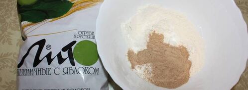 десерт хворост под снегом. Шаг 4