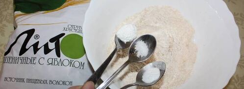 десерт хворост под снегом. Шаг 5