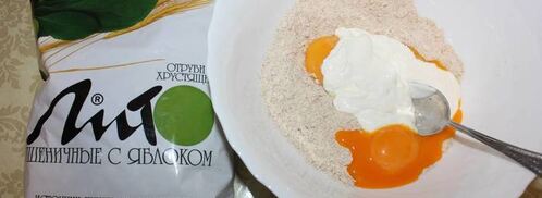 десерт хворост под снегом. Шаг 9