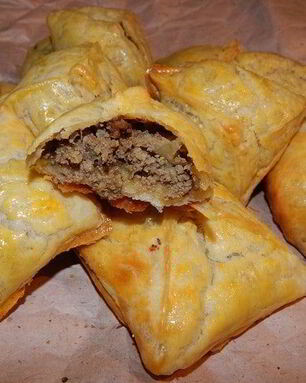 Домашние слойки с печенью