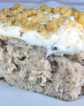 Банановый кекс на сметане