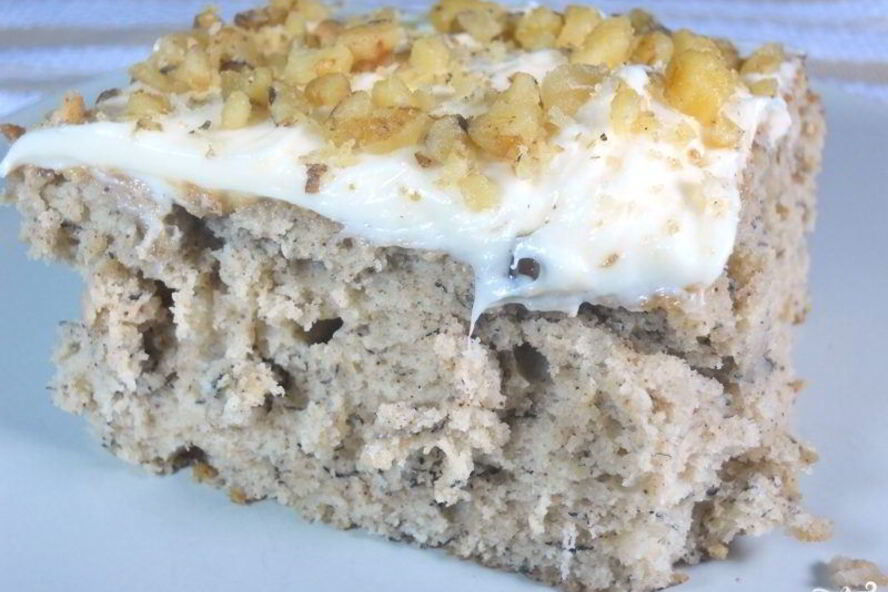 Рецепт бананового кекса на сметане