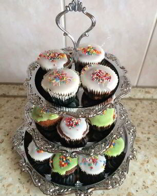 Капкейк с глазурью