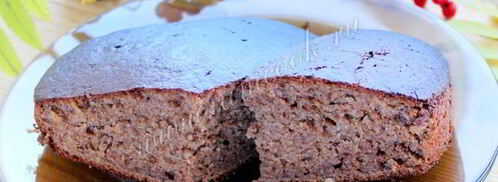 кекс шоколадный картофельный. Шаг 9