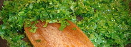 кексы с кинзой и тархуном. Шаг 3