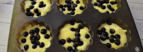 кексы со смородиной. Шаг 6