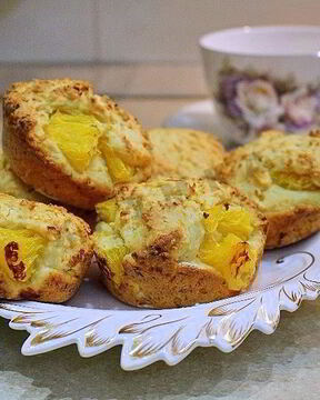 Кексы творожные с апельсином