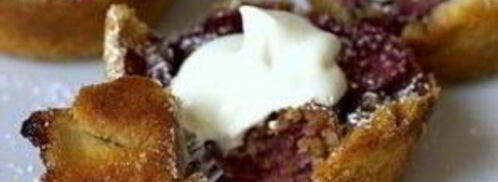 хлебные кексики с клубникой. Шаг 6