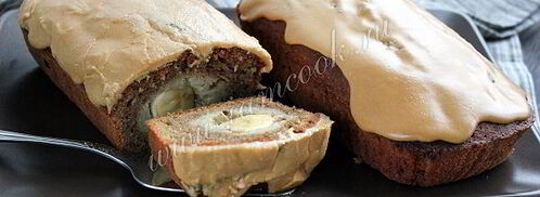 кофейный кекс с целым бананом. Шаг 10