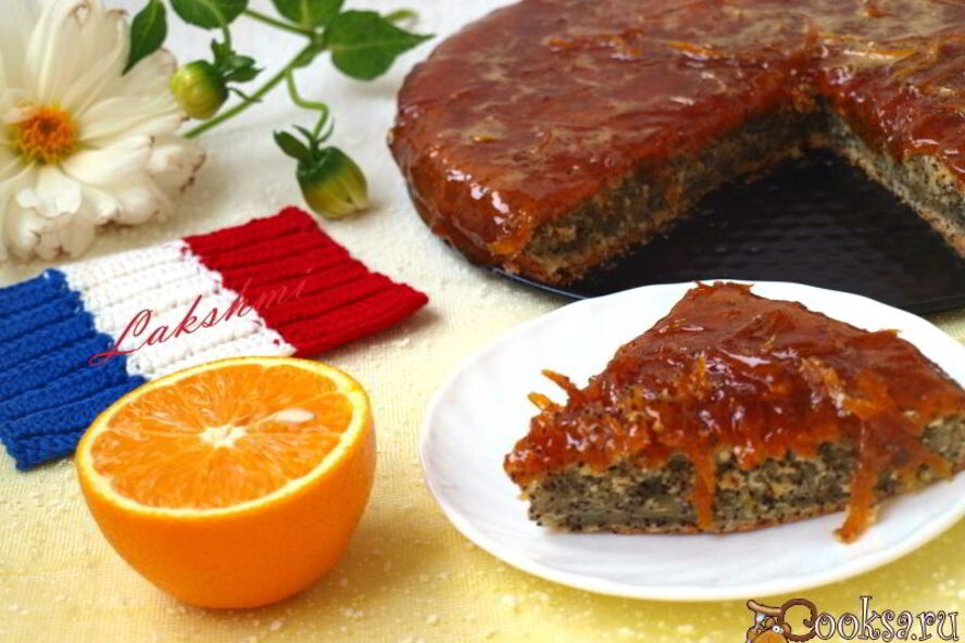Рецепт макова-апельсинового кекс