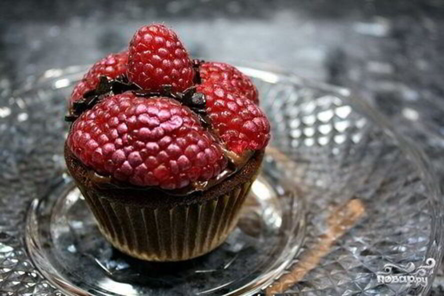 Рецепт малиновых капкейков