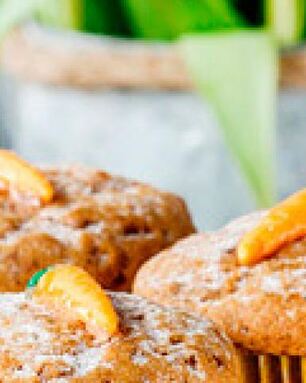 Морковные кексы