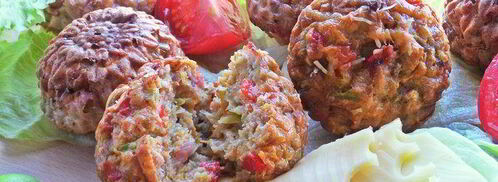 несладкие кексы с кабачком и тыквой. Шаг 16