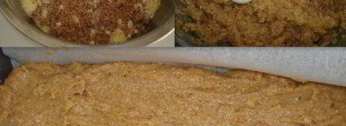 нежный ореховый кекс с карамельной глазурью. Шаг 3