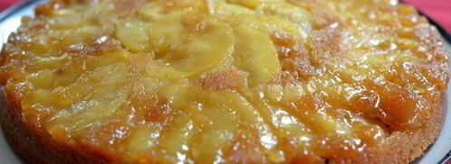 перевернутый кекс с имбирным яблочным вкусом. Шаг 7