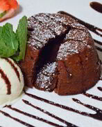 Шоколадный фондан