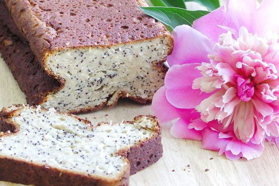 Рецепт сочного творожного кекса с маком