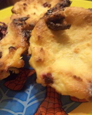 Творожные кексы с ягодами