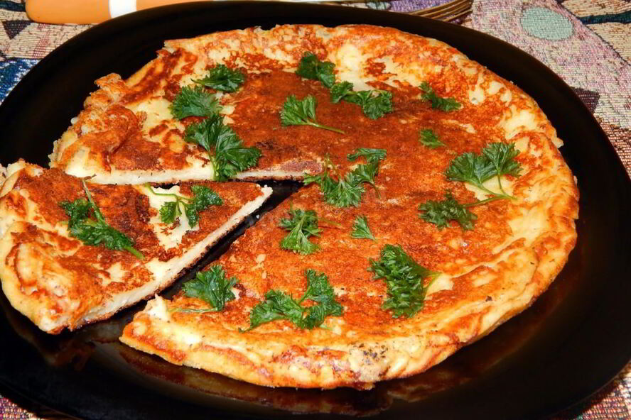 Рецепт хачапури на сковороде быстрый