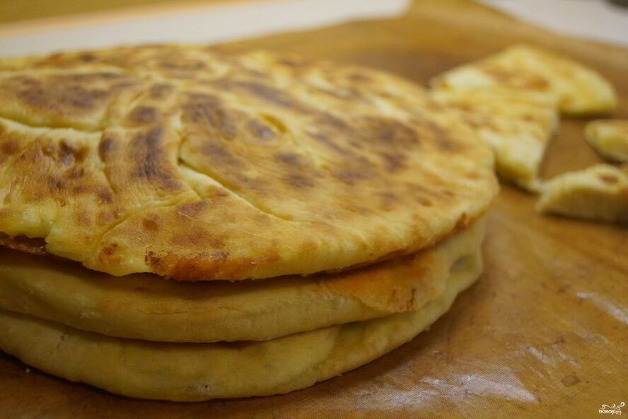 Рецепт хачапури с сулугуни на сковороде