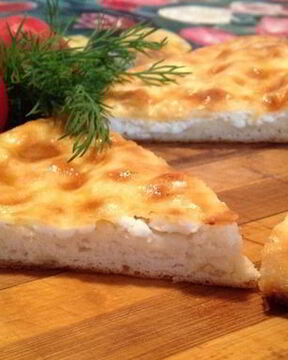 Хачапури с сыром простой