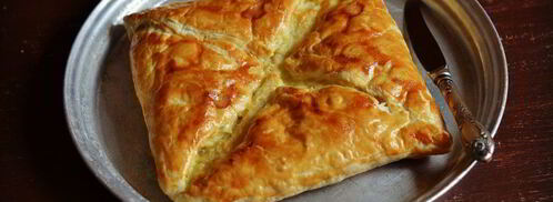 слоеный хачапури. Шаг 10