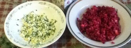 фаршированный багет — шуба в шубе. Шаг 7