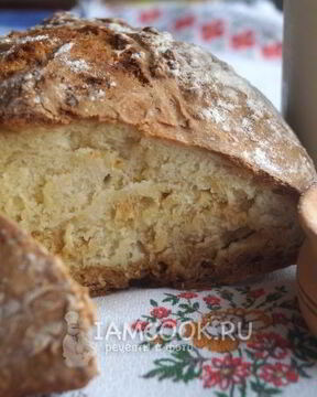 Хлеб на кефире без дрожжей