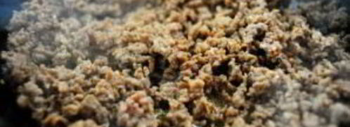 кукурузный хлеб с колбасой и яблоками. Шаг 4