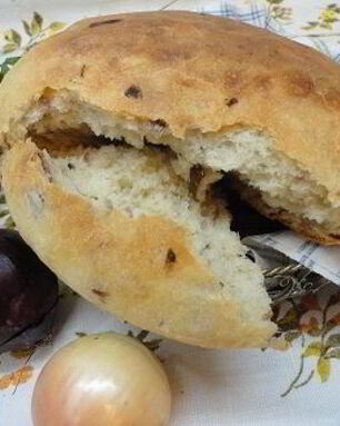 Луковый хлеб