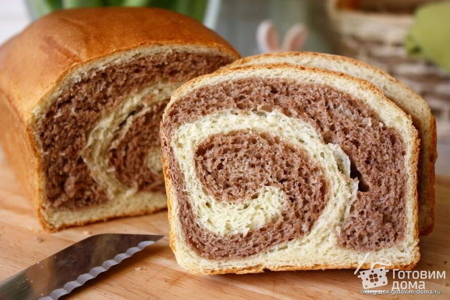 Рецепт мраморного хлеба