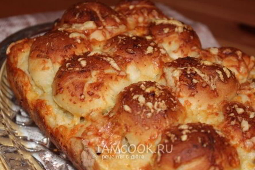 Рецепт обезьяньего хлеба с чесноком и сыром