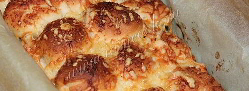 обезьяний хлеб с чесноком и сыром. Шаг 12