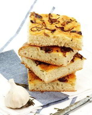 Пшеничный хлеб с луком