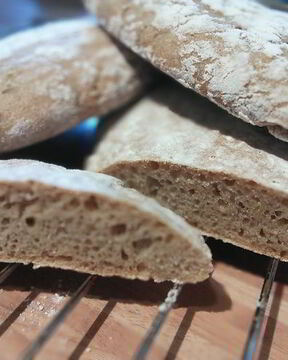 Рогиатта — чиабатта на ржаной муке