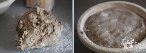 ржаной хлеб на темном пиве и на ржаной закваске. Шаг 4