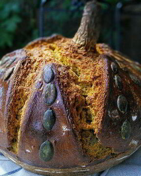 Тыквенный хлеб с гречишной мукой