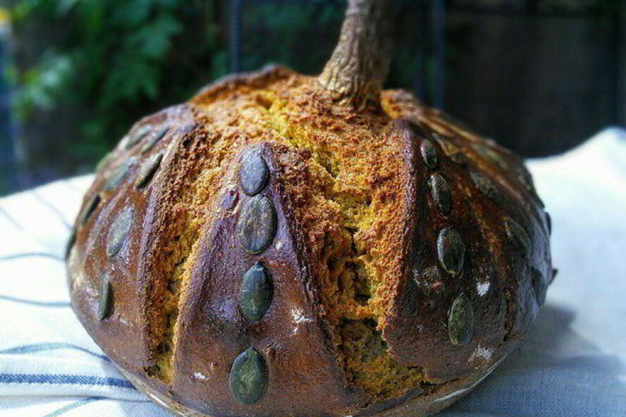 Рецепт тыквенного хлеба с гречишной мукой