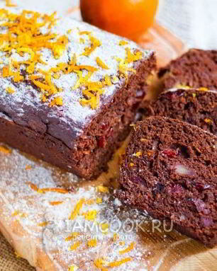 Веганский фруктовый пряничный хлеб