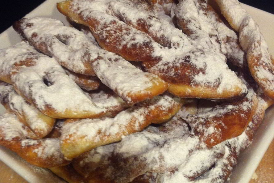 Рецепт хвороста хрустящего на водке