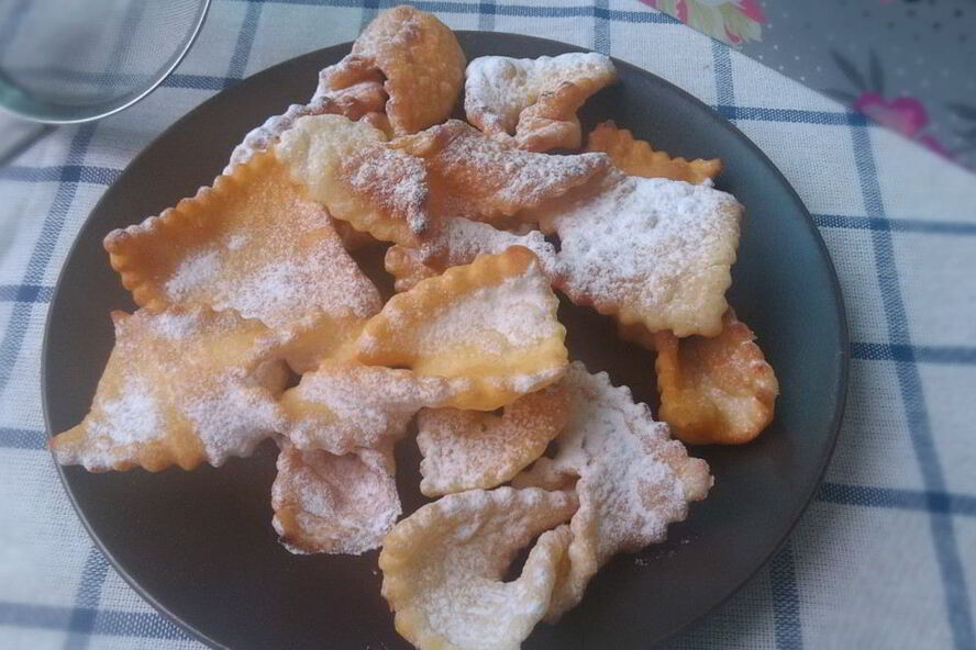 Рецепт хвороста на желтках