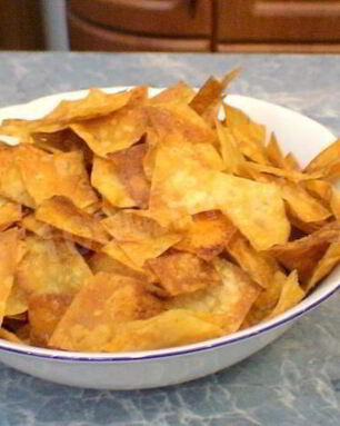 Домашние чипсы из лаваша в духовке