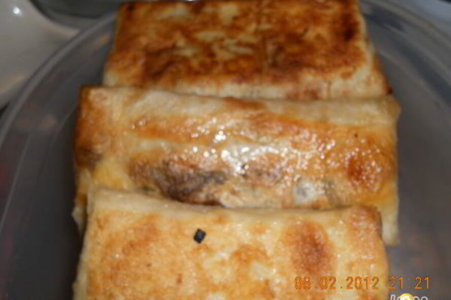 Рецепт грибов в лаваше