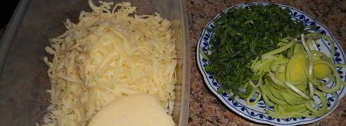 грибы в лаваше. Шаг 3