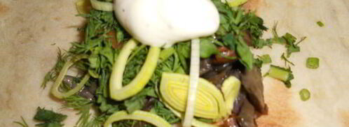 грибы в лаваше. Шаг 5