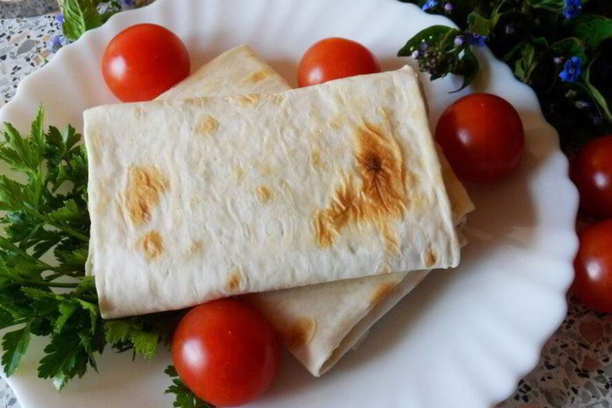 Рецепт кыстыбого в лаваше